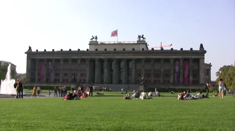 Altes Museum in Berlin Stock Footage 42312477
