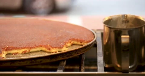 Although it is a sweet known as the origin Hatay. kunefe Stock Footage 171688435