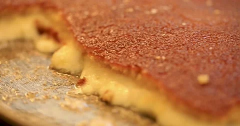 Although it is a sweet known as the origin Hatay. kunefe Stock Footage 171688508
