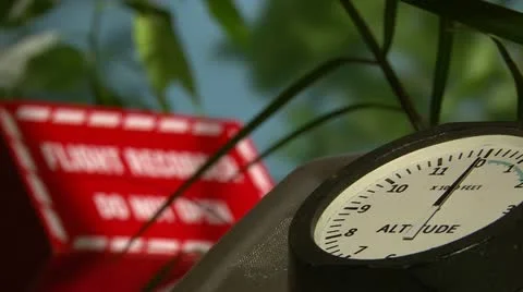 Altimeter, Flight Recorder Stock Footage 21949377