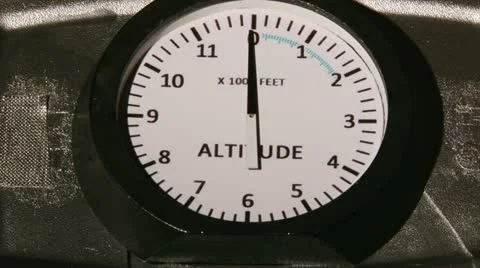 Altimeter, plane Video stock 21069700