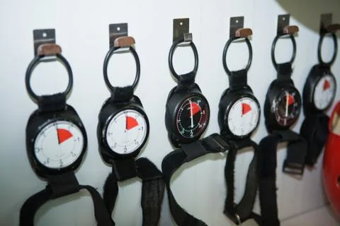 Altimeters wall Stock Photos