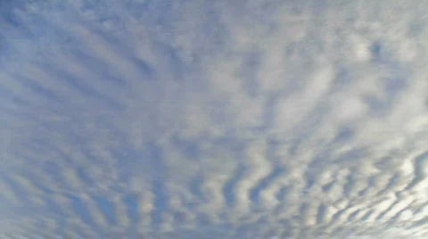 Altocumulus cloud timelapse Stock Footage 313842