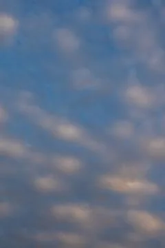 Altocumulus Clouds in Blue Sky Stock Photos