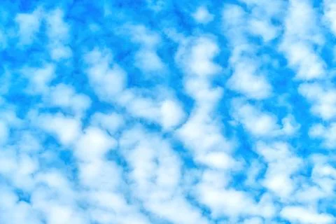 Altocumulus Clouds Close-up Stock-Fotos