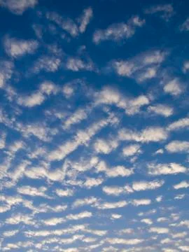 Altocumulus clouds Stock Photos