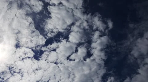 Altocumulus Clouds Time Lapse Stock Footage 55244968
