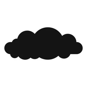 Altocumulus icon, simple style. Illustrazione stock