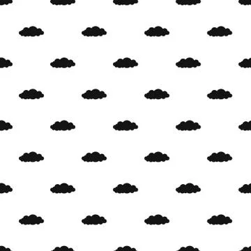 Altocumulus pattern seamless Illustrazione stock
