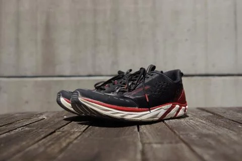 Altra Torin 4, zero drop running shoe. Stock Photos