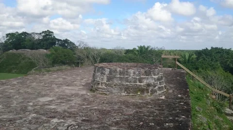 Altun Ha Sacrificial Altar 스톡 동영상 66428175