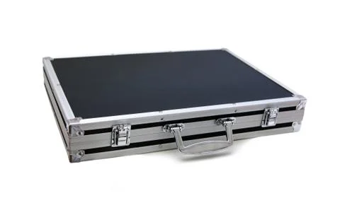 Aluminic case Foto stock