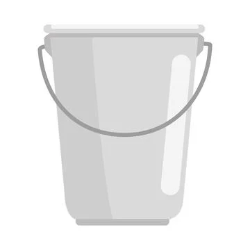 Aluminium bucket tool Stock-Illustration
