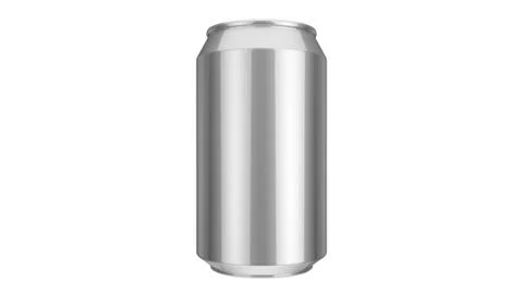 Aluminium can Ilustración de archivo