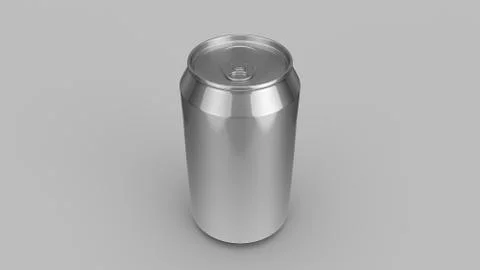 Aluminium can Illustrazione stock