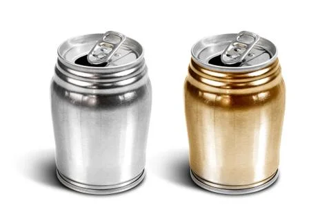 Aluminium can isolated Stock Photos