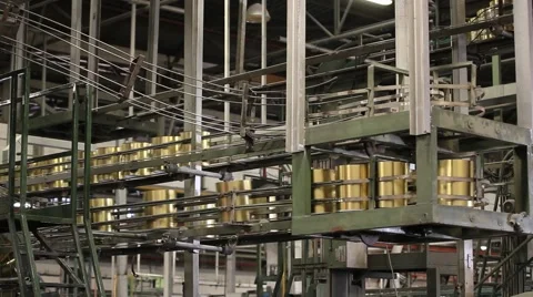 Aluminium  Cans Machine Stock Footage 42698662
