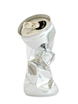 Aluminium Container Foto stock