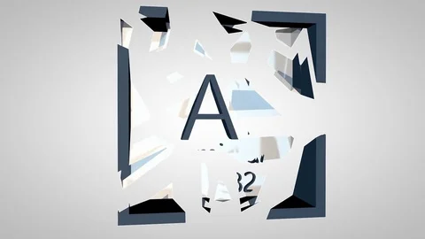 Aluminium. Element of the periodic table of the Mendeleev system. Stock Footage 80742647