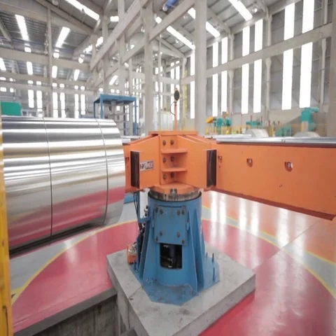 Aluminium Manufacturing Stock Footage 69709417