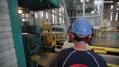 Aluminium Manufacturing Video stock 69857466