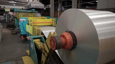 Aluminium Manufacturing Stock Footage 69857522
