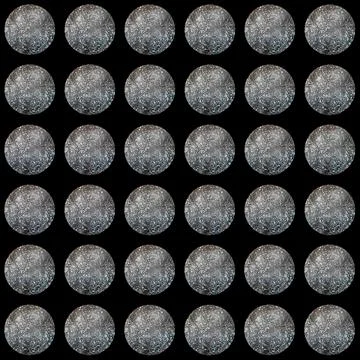 Aluminium Moons Stock Illustration