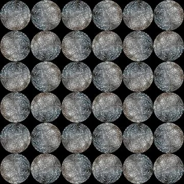 Aluminium Moons Stock Illustration