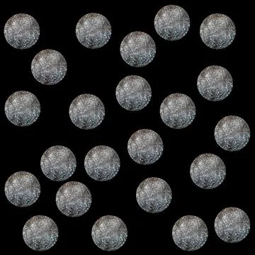 Aluminium Moons Stock Illustration