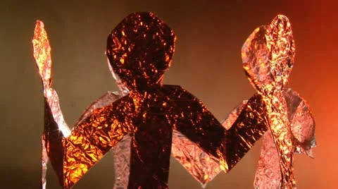Aluminium people Video stock 15199223