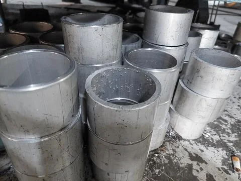 Aluminium pipe Stock Photos