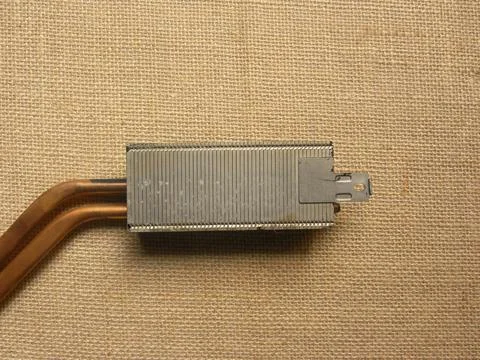 Aluminium radiator computer processor cooling system 写真素材