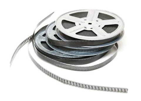 Theater Cinema Movie Reel for 35mm Film Black and White Stock