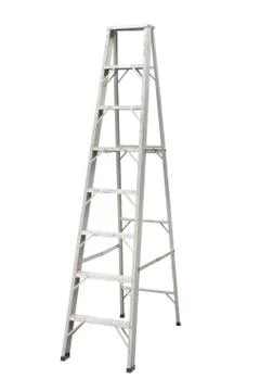 Aluminium stepladder Stock Photos