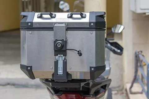 Aluminium Top Box Stock Photos