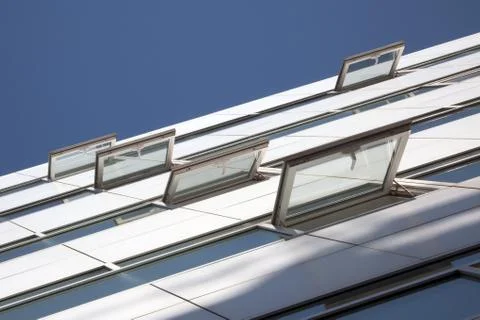 Aluminium windows Stock Photos