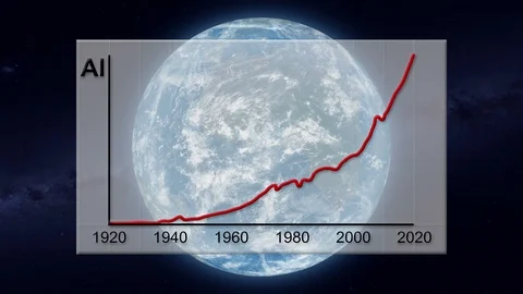 Aluminium World Production Chart Stock Footage 94213997