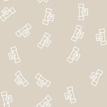 Aluminum cable line vector seamless pattern Stock Illustration
