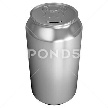 Aluminum Can Stock Illustration