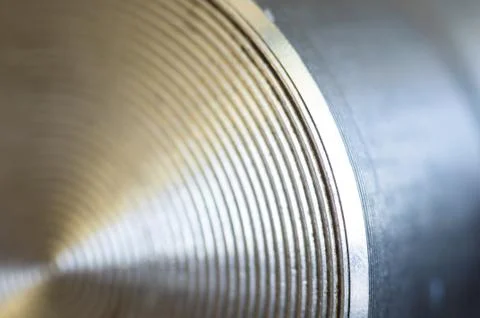 Aluminum control knobs retro home audio system 写真素材