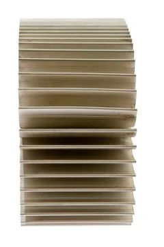 Aluminum cpu cooler Stock Photos