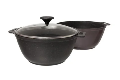 Aluminum dishes Stock Photos