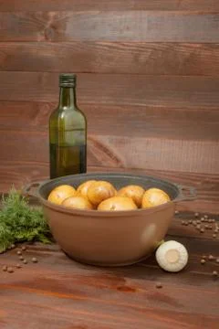 Aluminum dishes Stock Photos