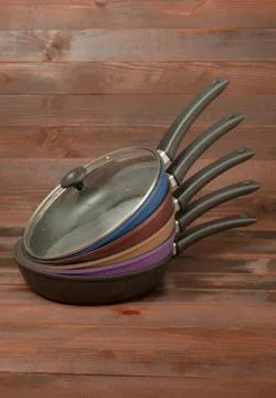 Aluminum dishes Stock Photos