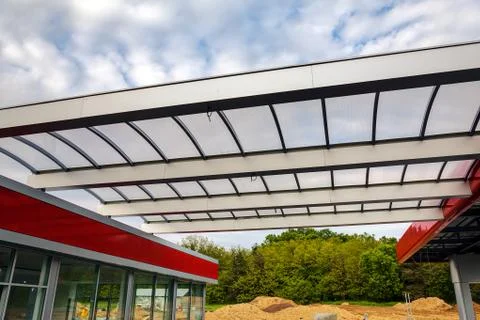 Aluminum facade Stock Photos