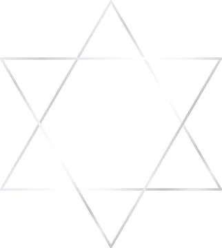 Aluminum Gradient star Framework Stock Illustration