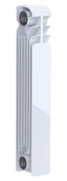 Aluminum heating radiator section. Stock Illustration