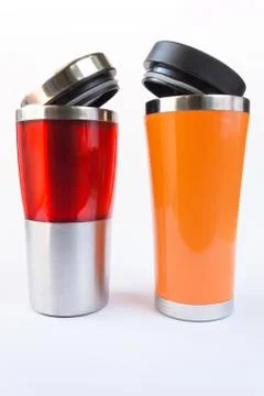 Aluminum  mug Stock Photos