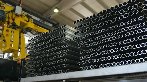 Aluminum Pipe Storage 库存影片 220509247
