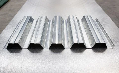 Aluminum plate forging on a relevant table Stock Photos